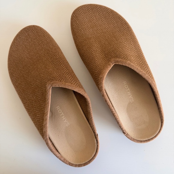Rothy's Shoes - Women’s Rothys The Casual Clog Teak Herringbone Merino Wool Size US 13 / EU 43